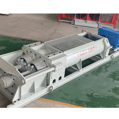 Horno túnel mezclador de eje doble de materia prima de ladrillo de arcilla 75kw