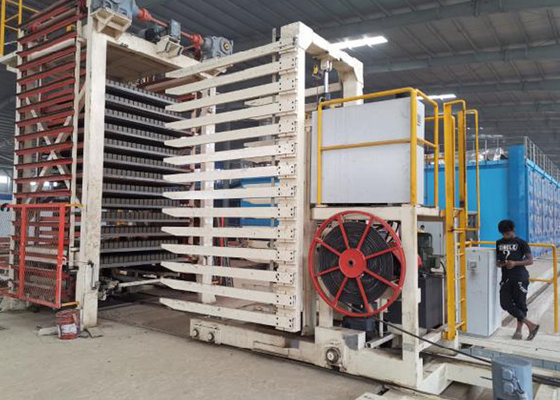 sistema automático de la cámara de secado del bloque del suelo de la máquina del secador del ladrillo de la arcilla 290KW