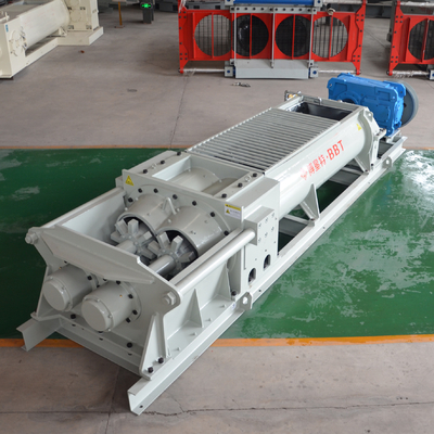 maquinaria de mezcla horizontal del ladrillo de la arcilla del mezclador de la alimentación del eje doble 75kw