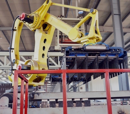 Máquina de apilamiento de ladrillos fritos de arcilla de suelo con capacidad de 100000-200000pcs / día