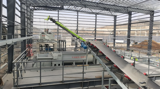 Línea de producción automática de ladrillos de arcilla máquina de molino de paneles húmedos con 8500 kg de peso del rodillo interno