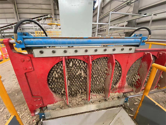 Maquinaria de mezcla de bloques de ladrillos rojos, filtro automático, mezclador de doble eje para materiales de arcilla