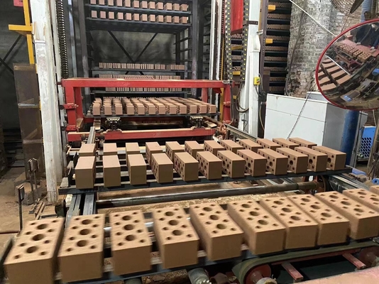 Sistema de secado de cámaras de bloques huecos de arcilla automática, equipos de sistemas de carga y descarga de ladrillos