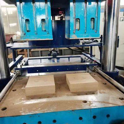 Prensa hidráulica azul de alta presión personalizada de 20 T a 1200 T para la fabricación de ladrillos aislantes y ladrillos refractarios,