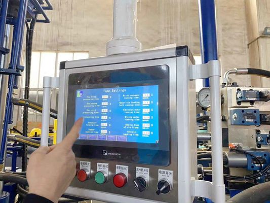 Prensa hidráulica azul de alta presión personalizada de 20 T a 1200 T para la fabricación de ladrillos aislantes y ladrillos refractarios,