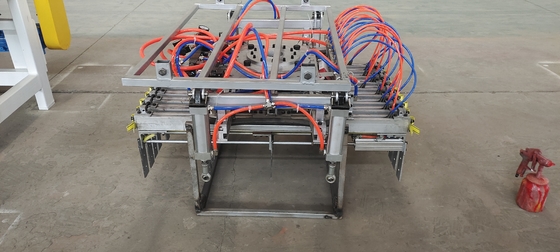Sistema de máquina de colocación de ladrillos de apilamiento robótico para bloques de ladrillo rojo de arcilla