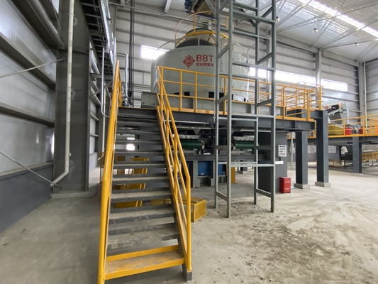 Preparación de materias primas en una fábrica de producción de bentonita