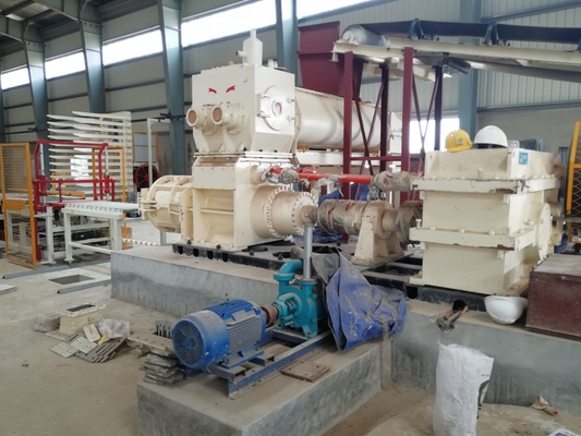 Proyecto automático rojo del horno de túnel de EV50A Clay Brick Making Machine Full BBT