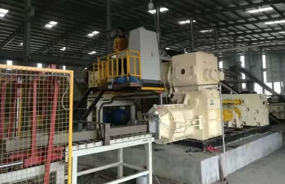 Máquina de fabricación de ladrillos de arcilla de estructura simple y fácil operación