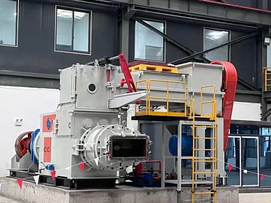 Extrusor de vacío automático para la fabricación de ladrillos de arcilla modelo EV50