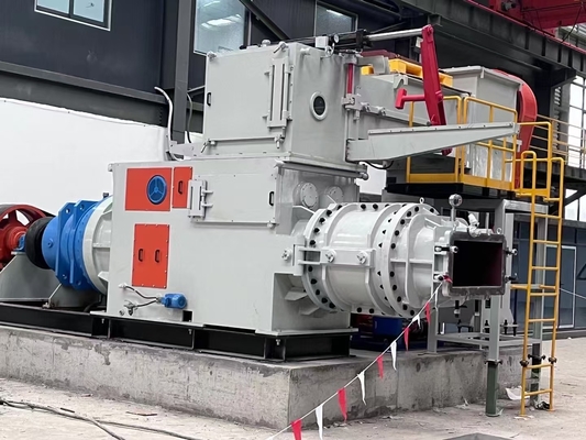 Suministro de BBT máquina de fabricación de ladrillos de arcilla totalmente automática modelo EV55 extrusora de alta capacidad