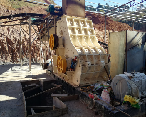 Construtor automático de martillo de doble rotor de 90 a 120 t/h para el ahorro de energía