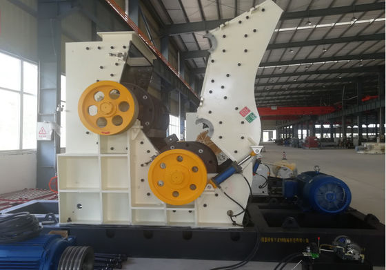 Trituradora de martillos automática de doble rotor de doble motor de ahorro de energía de 90-120 t/h para triturar arcilla y piedra
