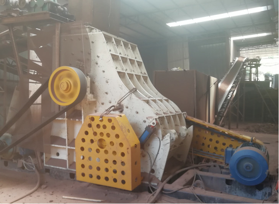 Construtor automático de martillo de doble rotor de 90 a 120 t/h para el ahorro de energía