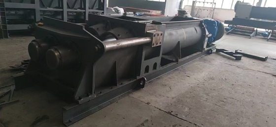 Máquina de ladrillo de arcilla de pequeña capacidad Mezclador de doble eje Equipo de mezclado Nuevo modelo