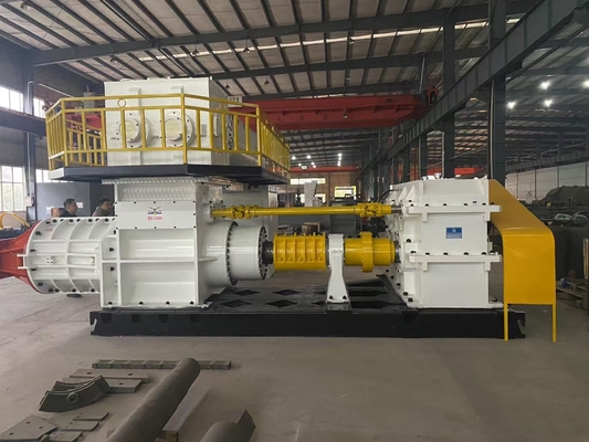 Máquina de extrusión al vacío de ladrillo de arcilla para la fabricación de ladrillos de línea de producción automática completa