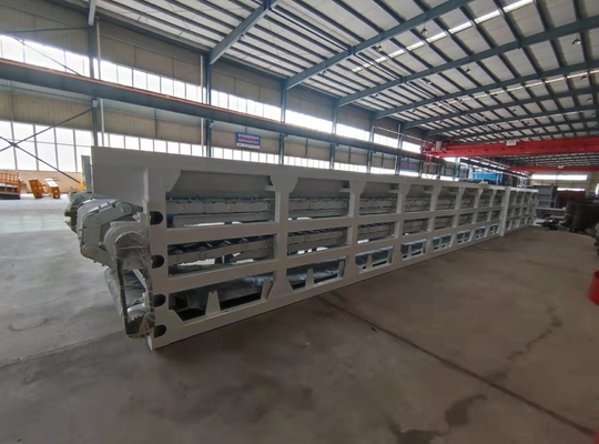 Maquinaria de alimentación de materias primas de tipo acero de cadena de maquinaria de alimentación de cajas para la fabricación de ladrillos de arcilla