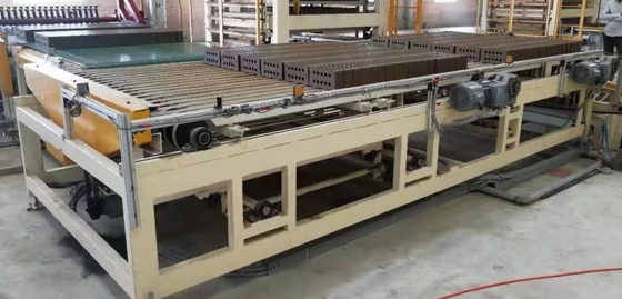 Grupo de bloques de arcilla Sistema de división de mesa de marcas para la línea de producción de ladrillos de arcilla