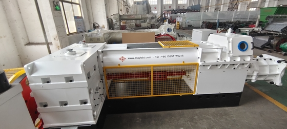 Máquinas de extrusión al vacío de ladrillo de arcilla con alto contenido de humedad con presión máxima de extrusión de 2,2mpa
