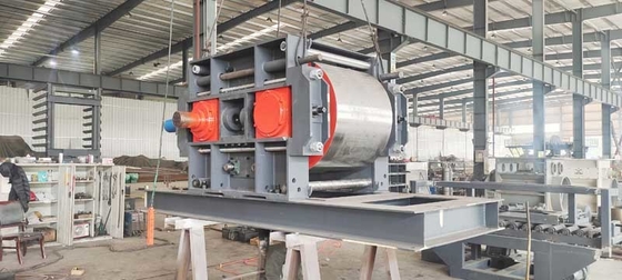 Trituradora de rodillos de refinación gris de 20 a 100 toneladas/h para trituración de materia prima, fabricación de ladrillos de arcilla, fabricación de bentonita