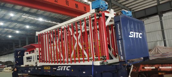 Equipo de carga y descarga de ladrillos de cámara de secador de una sola capa