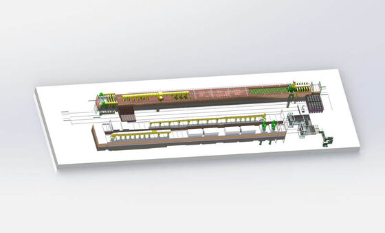 100 a 1.200 toneladas/día línea de producción de ladrillos de arcilla totalmente automática con secador de túnel y horno de túnel para la fabricación de ladrillos de arcilla
