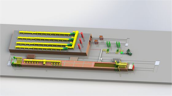 100 a 1.200 toneladas/día línea de producción de ladrillos de arcilla totalmente automática con secador de túnel y horno de túnel para la fabricación de ladrillos de arcilla